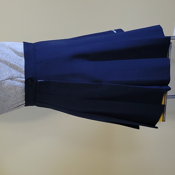 HEAD Tennis Skirt Vintage 70s Pleated Mini Retro Sportswear Athletic Navy Blu 10 - Picture 3 of 10